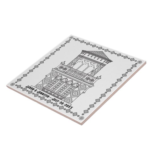 Ringling Tower Personalisierte Keramik Tile Fliese (Seite)