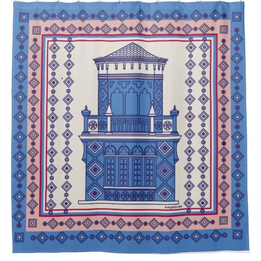 Ringling Tower Sarasota Duschvorhang (Vorderseite)