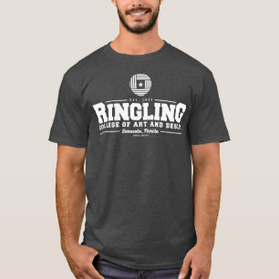 Ringling-Uni des Logos für Kunst und Design T-Shirt