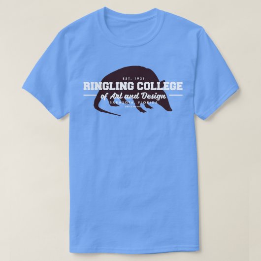 Ringling Uni of Art and Design Armadillo T-Shirt (Design vorne)