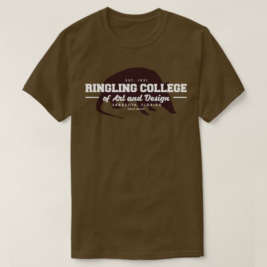 Ringling Uni of Art and Design Armadillo T-Shirt (Design vorne)