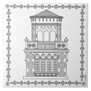 RinglingMuseum Ca'd'Zan Tower Fliese