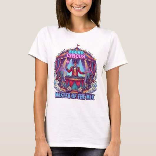 Ringmaster DJ Zirkus T-Shirt (Vorderseite)
