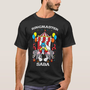 Ringmaster Saba Circus Veranstaltungspersonal Ring T-Shirt