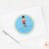 Ringmaster | Thema "Circus" | Personalisiert Runder Aufkleber (Umschlag)