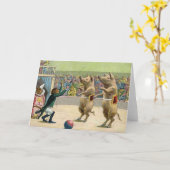 Ringmaster und Circus Karte (Gelbe Blume)