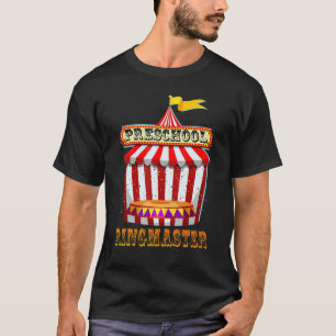 Ringmaster-Vorschullehrer Circus Zurück T-Shirt
