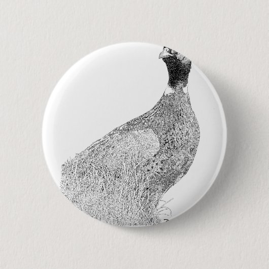 Ringneck Fasan Button (Vorderseite)