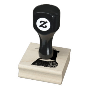 Ringneck Fasan-Kopf Gummistempel