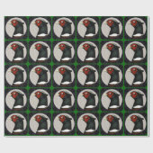 Ringneck Fasan-Kreis Geschenkpapier (Flach)