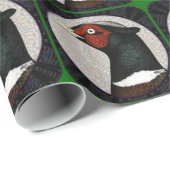 Ringneck Fasan-Kreis Geschenkpapier (Rolleneckpunkt)