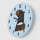 Ringneck Große Wanduhr (Winkel)