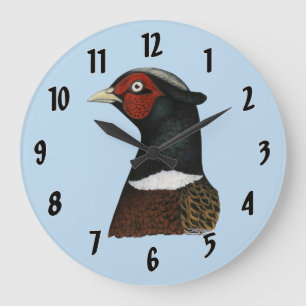 Ringneck Große Wanduhr