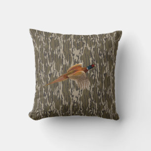 Ringneck Jagd Bottomland Camouflage Bird Kissen