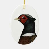 Ringneck Keramikornament (Vorne)