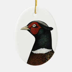 Ringneck Keramikornament