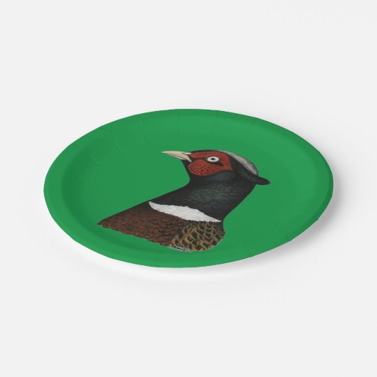 Ringneck Pappteller (Schrägansicht)
