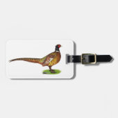 Ringneck Pheasant Rooster Gepäckanhänger (Vorderseite horizontal)