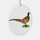 Ringneck Pheasant Rooster Keramikornament (Rechts)