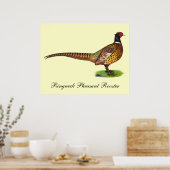 Ringneck Pheasant Rooster Poster (Küche)