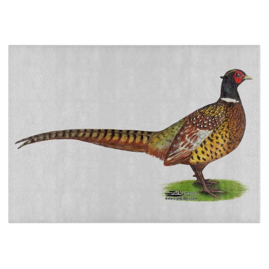 Ringneck Pheasant Rooster Schneidebrett (Vorderseite)