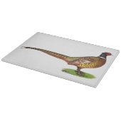 Ringneck Pheasant Rooster Schneidebrett (Ecke)
