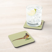 Ringneck Pheasant Rooster Untersetzer (Rechte Seite)