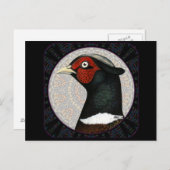 Ringneck Postkarte (Vorne/Hinten)