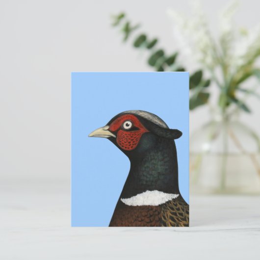 Ringneck Postkarte (Stehend Vorderseite)