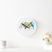 Ringneck Runde Wanduhr (Zuhause)