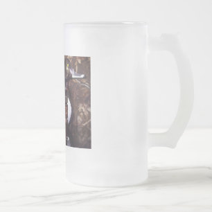 RINGNECKCALLSADDY - Besonders angefertigt Mattglas Bierglas