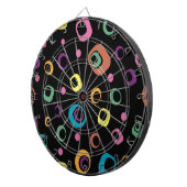 Rings Abstrakt Art Dartscheibe (Vorderseite rechts)