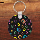 Rings Abstrakt Art Schlüsselanhänger (Vorderseite)