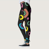 Rings Abstrakt Background Leggings (Links)