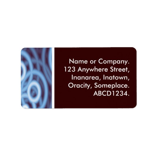 Rings Adressaufkleber (Vorne)