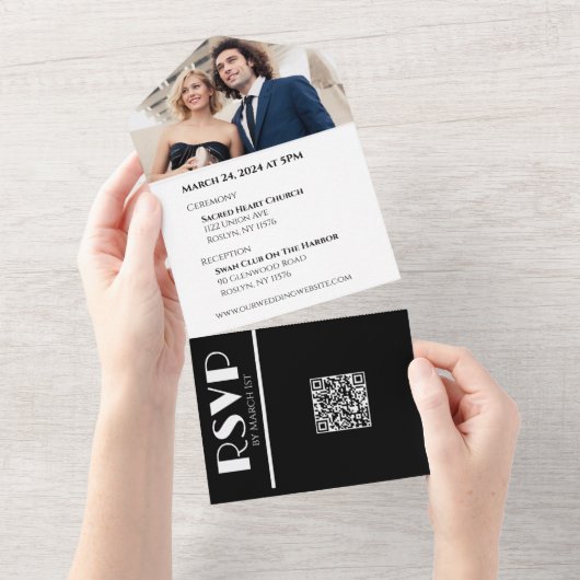 Rings- All In One Einladung (Abreißen)