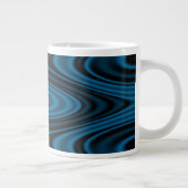 Rings and Ripples Blue Jumbo-Tasse (Rechts)