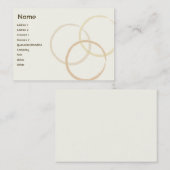 Rings - Chubby Visitenkarte (Vorne/Hinten)