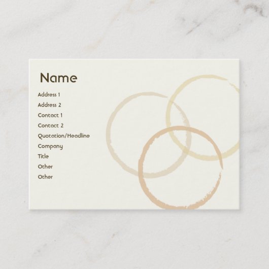 Rings - Chubby Visitenkarte (Vorderseite)