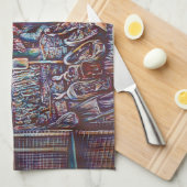 Rings der 8. Straße Geschirrtuch (Viertel Falte)