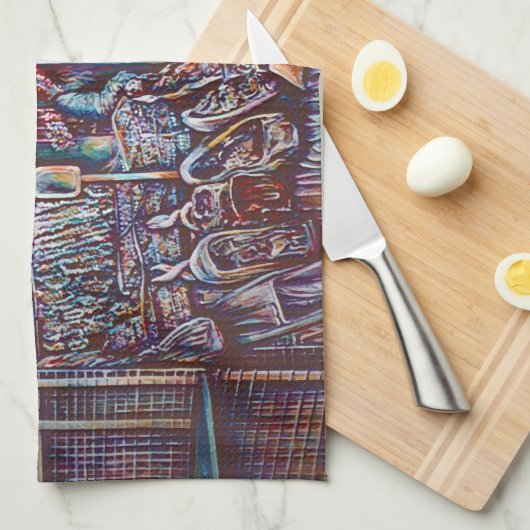 Rings der 8. Straße Geschirrtuch (Viertel Falte)