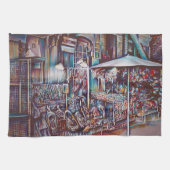 Rings der 8. Straße Geschirrtuch (Horizontal)