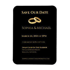 Rings für Schwarz und Gold Magnet