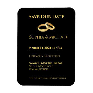 Rings für Schwarz und Gold Magnet