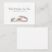 Rings Gold BLK - Platzkarten (Vorne/Hinten)