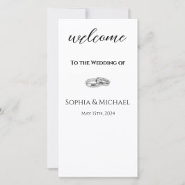 Rings-Hochzeiten: Weiß und Schwarz