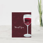 Rings in Wine Glass Bridal Polterabend Danke (Vorderseite)