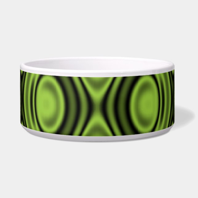 Rings und Ripples Lime Green Napf (Vorderseite)