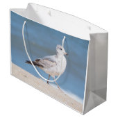 Ringschnabelmöwen Große Geschenktüte (Rückseite Schrägansicht)