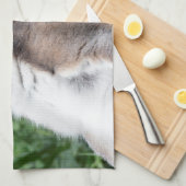 Ringschwanzfamilie Lemur Geschirrtuch (Viertel Falte)